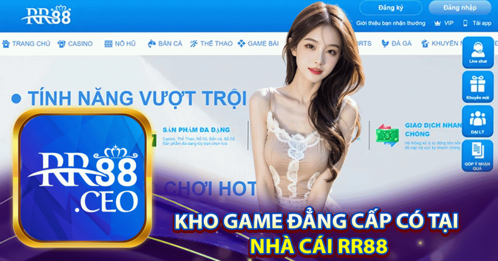 Khám phá kho sản phẩm giải trí đỉnh cao tại RR88